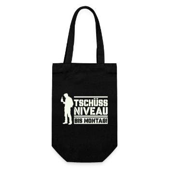 Bye bye niveau jusqu’à lundi - Sac à bouteille - noir - Devant
