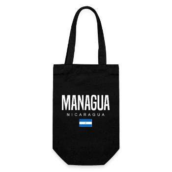 Managua Nicaragua Nicaraguans - Gift Bag for Bottles - black - Front