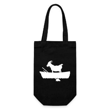 G.O.A.T. Chèvre dans le bateau - Sac à bouteille - noir - Devant