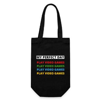 My Perfect Day Rainbow Gaming - Gift Bag for Bottles - black - Front