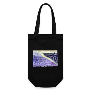Belvédère du crépuscule de la Ville Pourpre - Sac à bouteille - noir - Devant