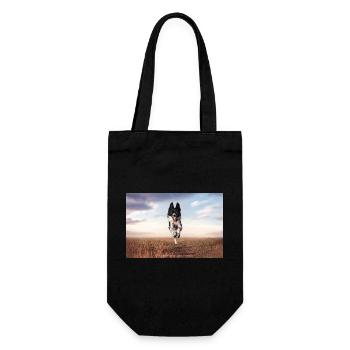Sunset  - Geschenkbeutel für Flaschen - Schwarz - Vorne