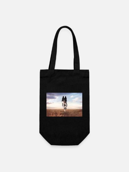 Sunset - Gift Bag for Bottles - black