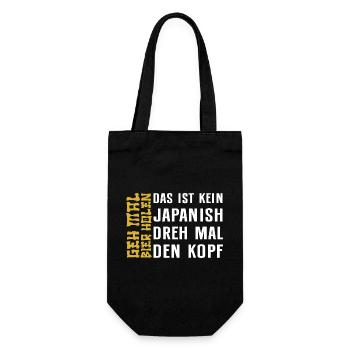 Go Get Beer Funny Beer Drinking Friends - Gift Bag for Bottles - black - Front
