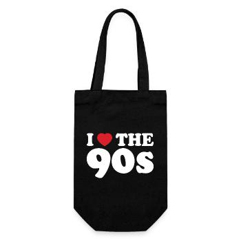 I Love the 90s - Sac à bouteille - noir - Devant
