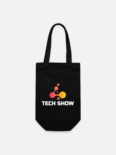 Technikshow Neon Blob Tee - Geschenkbeutel für Flaschen - Schwarz
