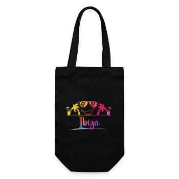 Groove de plage tropicale - Sac à bouteille - noir - Devant