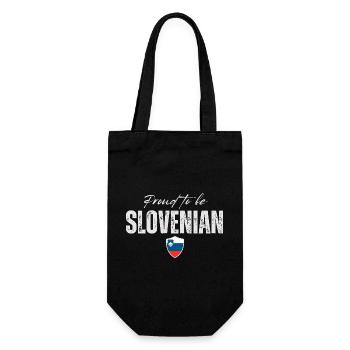 Fier Slovène, fabriqué en Slovénie - Sac à bouteille - noir - Devant