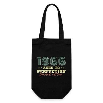 1966 Vintage Rétro Cadeau D'anniversaire - Sac à bouteille - noir - Devant