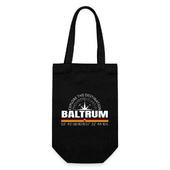 Baltrum - Gift Bag for Bottles - black - Front