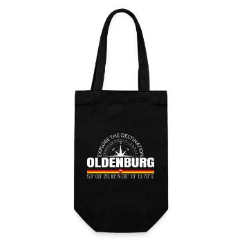 Oldenburg - Geschenkbeutel für Flaschen - Schwarz - Vorne