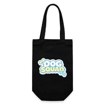 Dog Squad Pastel Dog Gang - Gift Bag for Bottles - black - Front