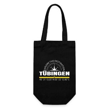 Tübingen - Gift Bag for Bottles - black - Front
