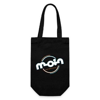 Hello - Gift Bag for Bottles - black - Front