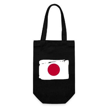Japan Nippon Nihon JAPANISCHE Asia Sport FAN - Geschenkbeutel für Flaschen - Schwarz - Vorne