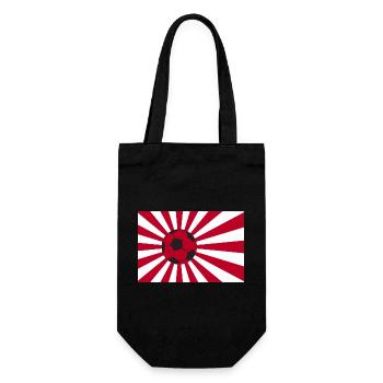Japan Nippon Nihon JAPANISCHE Asia Sport FAN - Geschenkbeutel für Flaschen - Schwarz - Vorne