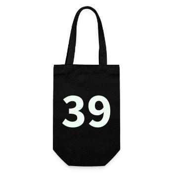 39- - Geschenkbeutel für Flaschen - Schwarz - Vorne
