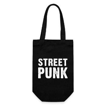 Street Punk - Geschenkbeutel für Flaschen - Schwarz - Vorne