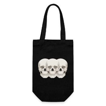 neoclassical Skulls - Gift Bag for Bottles - black - Front
