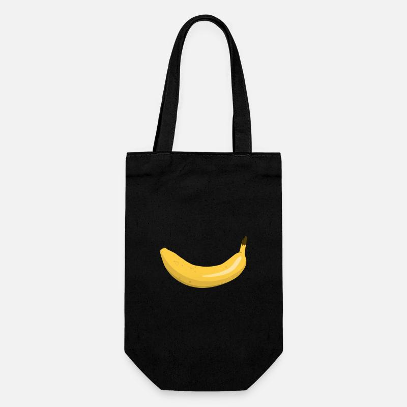 Banane sourire - Sac à bouteille - noir