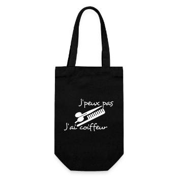 Coiffeur, cadeau original, je peux pas, cool,drôle - Sac à bouteille - noir - Devant