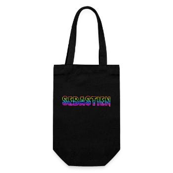 sebastien rs rainbow - Gift Bag for Bottles - black - Front