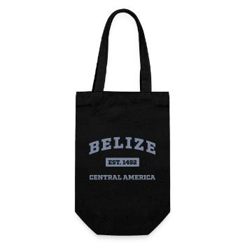 Belize Central America Est. 1492 - Gift Bag for Bottles - black - Front