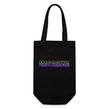 macarena rs regenbogen - Geschenkbeutel für Flaschen - Schwarz - Vorne