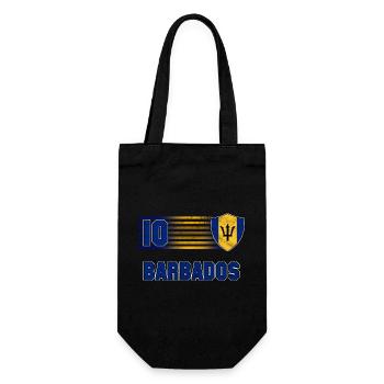 Équipe de football de la Barbade - Sac à bouteille - noir - Devant