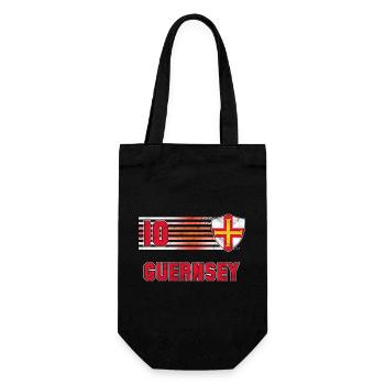 Équipe de Guernesey de football - Sac à bouteille - noir - Devant