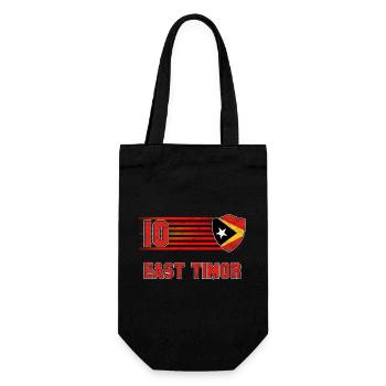 East Timor Football Team - Gift Bag for Bottles - black - Front
