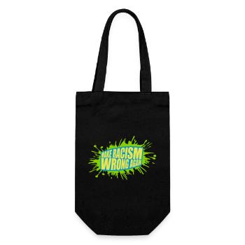 make racism wrong again - Gift Bag for Bottles - black - Front