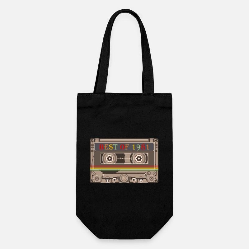1981 - Geschenkbeutel für Flaschen - Schwarz
