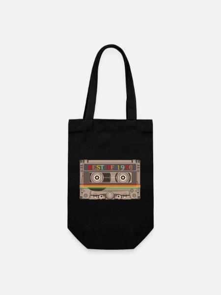 1986 - Geschenkbeutel für Flaschen - Schwarz