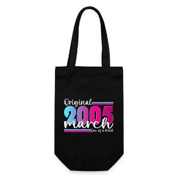 18e anniversaire Mme Original March Née en 2005 - Sac à bouteille - noir - Devant