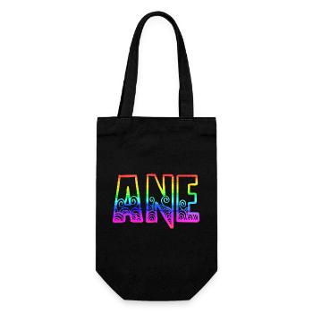Ane RS Rainbow - Gift Bag for Bottles - black - Front