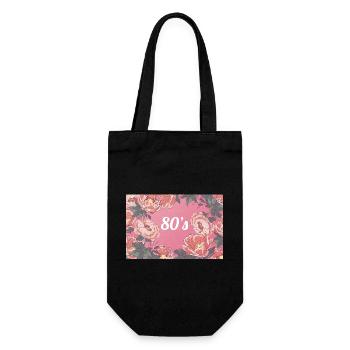 Années 80 - Sac à bouteille - noir - Devant