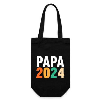 Dad-to-be 2037 - Gift Bag for Bottles - black - Front