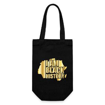 Black History Month Black History - Geschenkbeutel für Flaschen - Schwarz - Vorne
