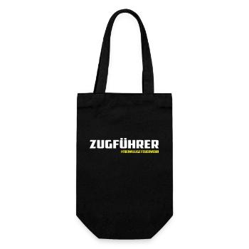 Zugführer Freiwillige Feuerwehr - Geschenkbeutel für Flaschen - Schwarz - Vorne