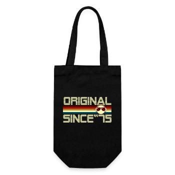 Since 75 - Gift Bag for Bottles - black - Front