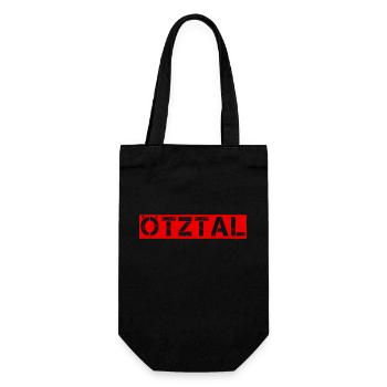 Ötztal - Geschenkbeutel für Flaschen - Schwarz - Vorne