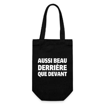 beau gosse, homme beau, homme humour - Sac à bouteille - noir - Devant