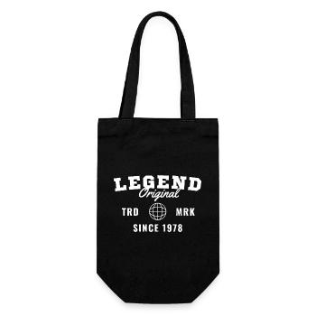 Birth Year Legend Since 1978 - Gift Bag for Bottles - black - Front