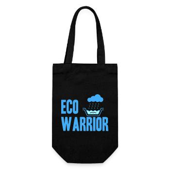 Rainwater tank - collecting rainwater - Gift Bag for Bottles - black - Front
