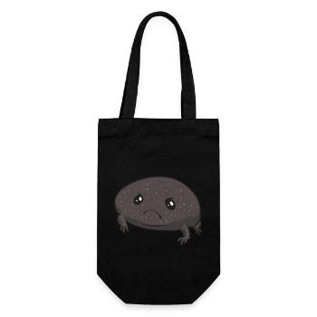 Grenouille noire de pluie Breviceps Fuscus Grenouille - Sac à bouteille - noir - Devant