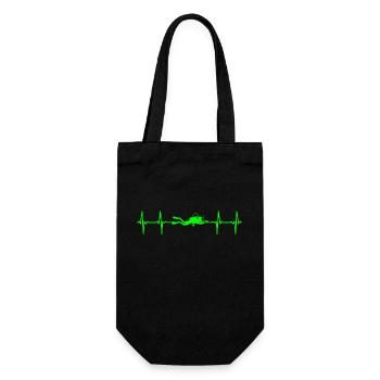 Heartbeat Diving Mask - Gift Bag for Bottles - black - Front