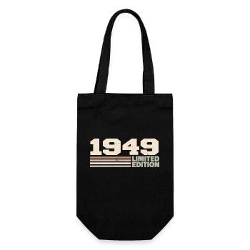 1949 Anniversary Gift 1949 Limited Edition 1949 - Gift Bag for Bottles - black - Front