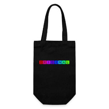 Original - Gift Bag for Bottles - black - Front