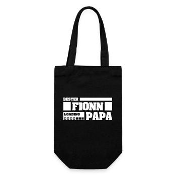 First name Fionn - Gift Bag for Bottles - black - Front